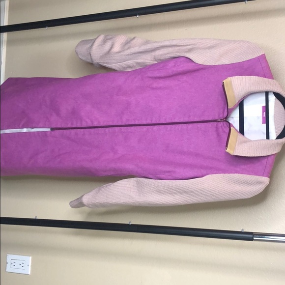 Lavender an Tan Peacoat. - Picture 3 of 8